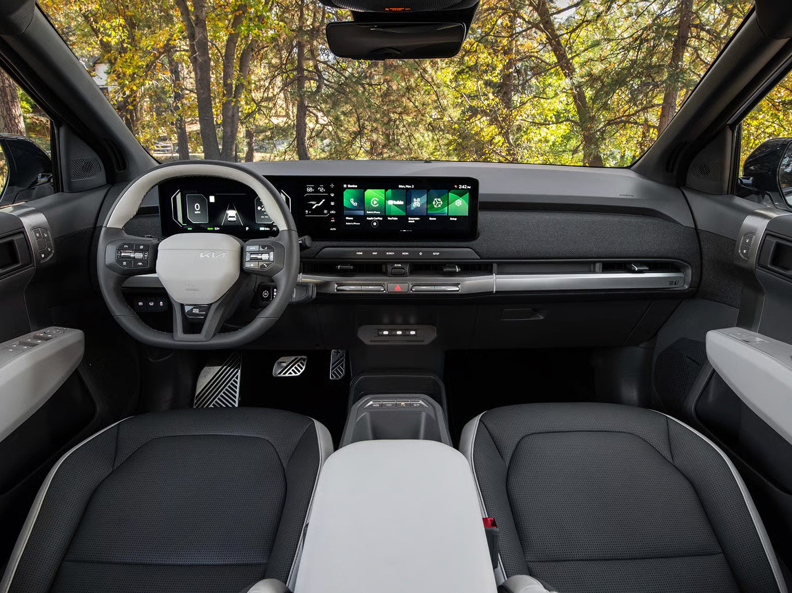 2027 Kia EV3 interior and dashboard