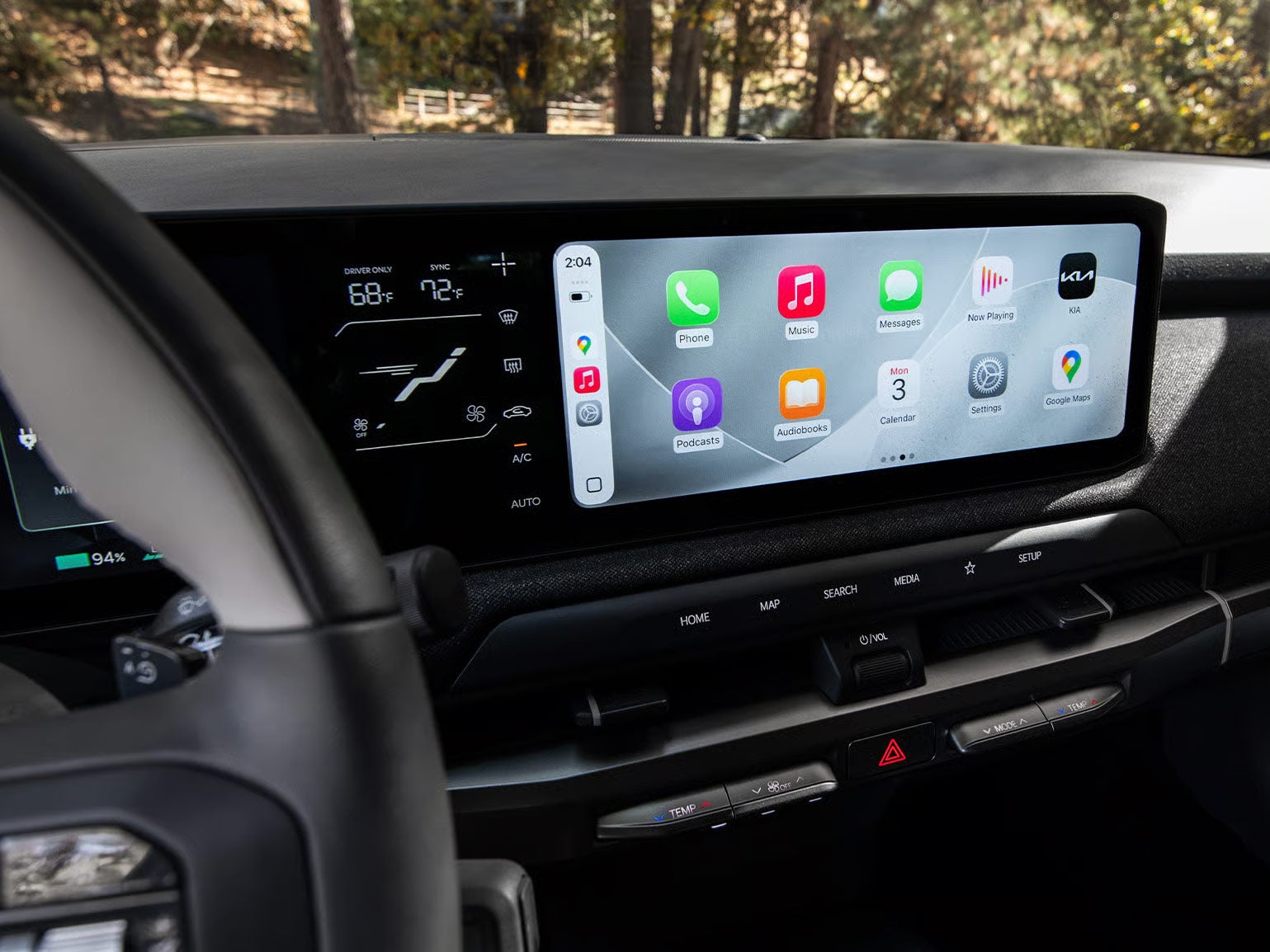 2027 Kia EV3 digital display